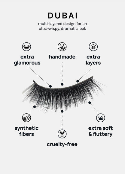 A+ Glam 3D Faux Mink Lashes - Dubai