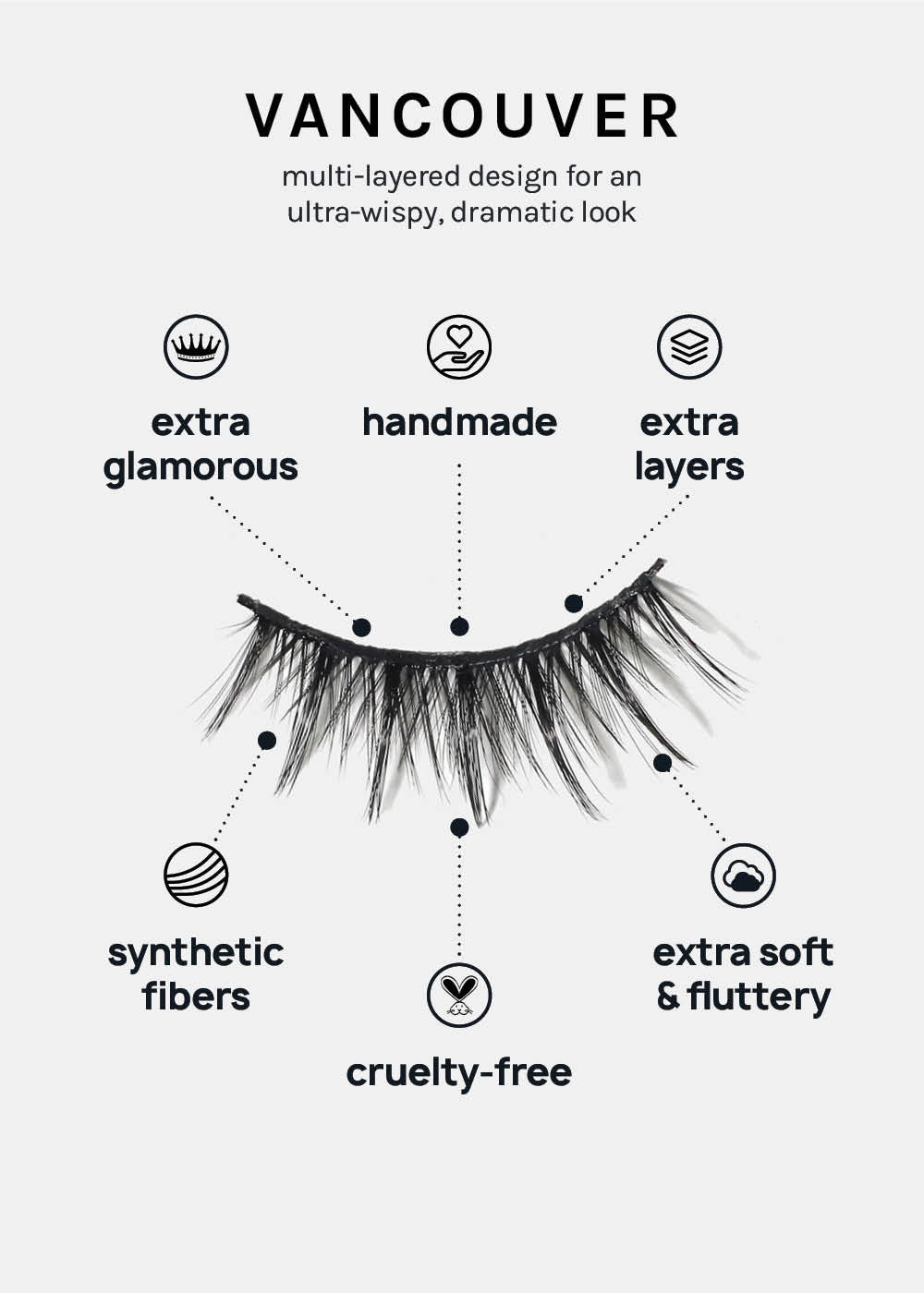 A+ Glam 3D Faux Mink Lashes - Vancouver
