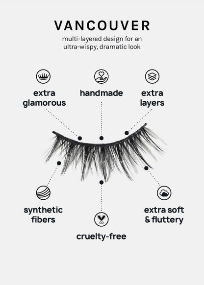 A+ Glam 3D Faux Mink Lashes - Vancouver