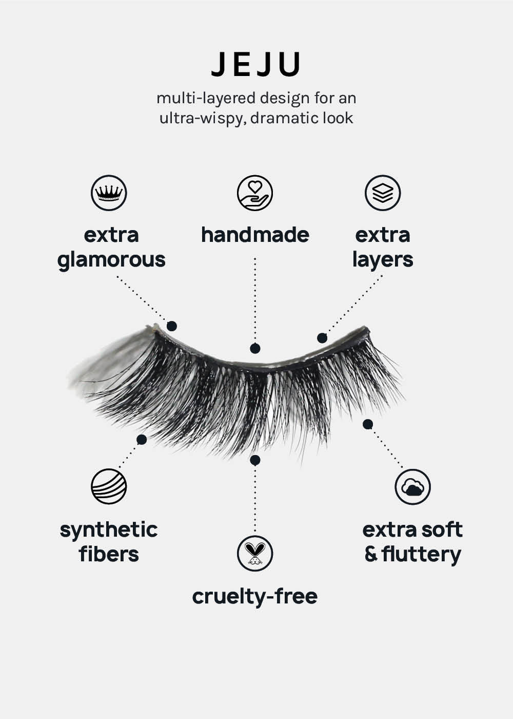 A+ Glam 3D Faux Mink Lashes - Jeju