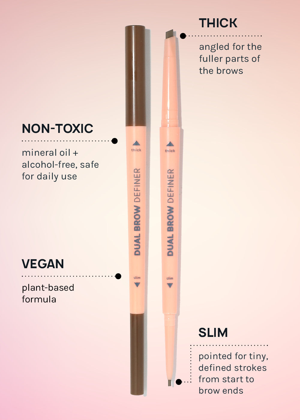 AOA Dual Brow Definer Pencil