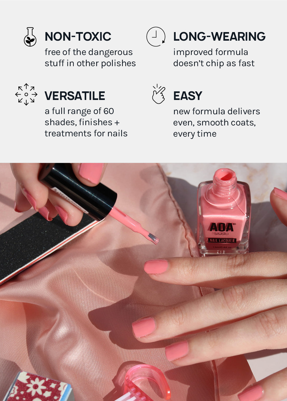 AOA Studio Nail Polish- The Mattes