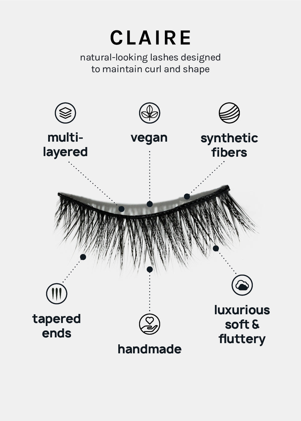 Paw Paw: 3D Faux Mink Lashes - Claire