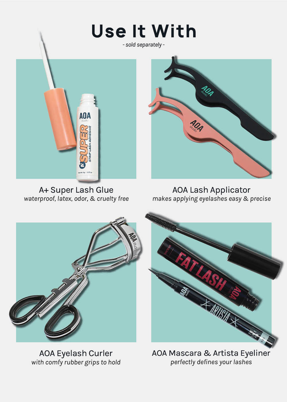 A+ Glam 3D Faux Mink Lashes - Sydney