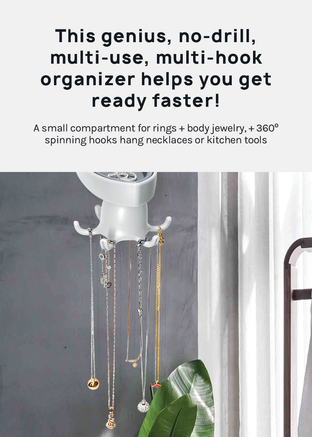 A+ Official Key Items Rotating Wall Hook