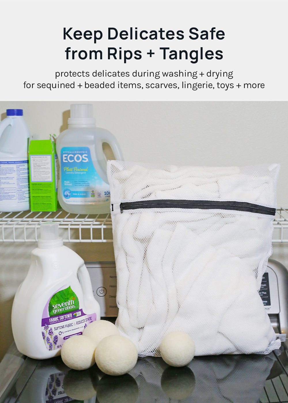 Official Key Items A+ Large Mesh Laundry Bag