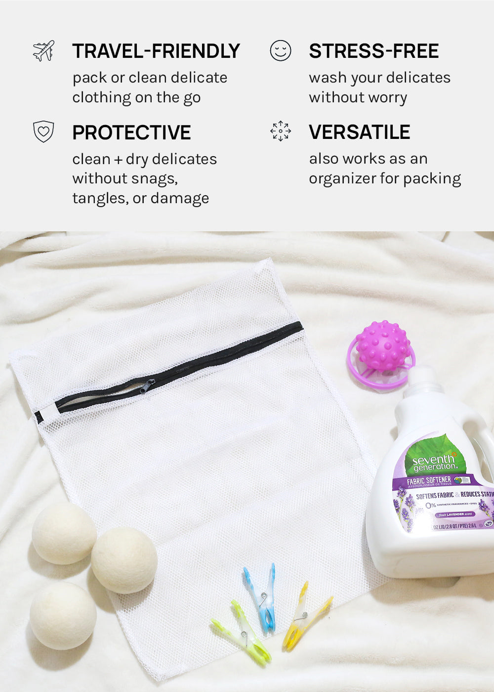 Official Key Items A+ Large Mesh Laundry Bag