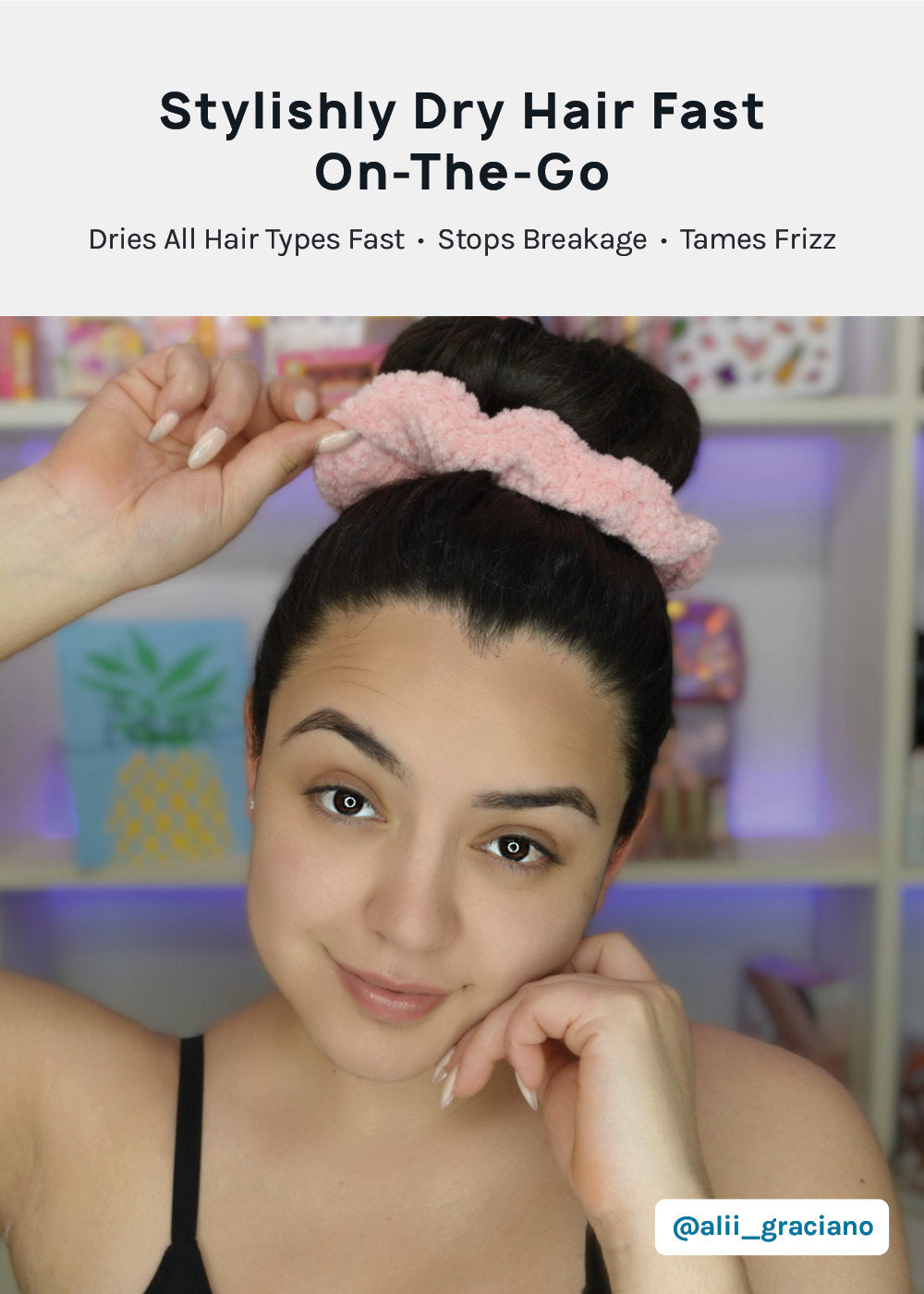 A+ Microfiber Hair Towel Scrunchie