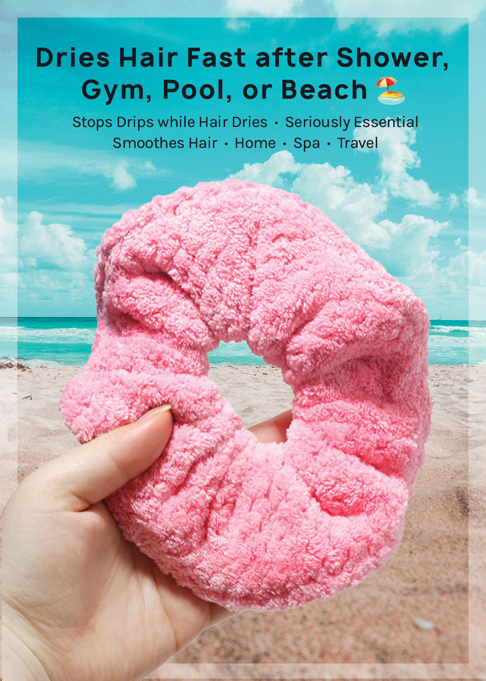 A+ Microfiber Hair Towel Scrunchie