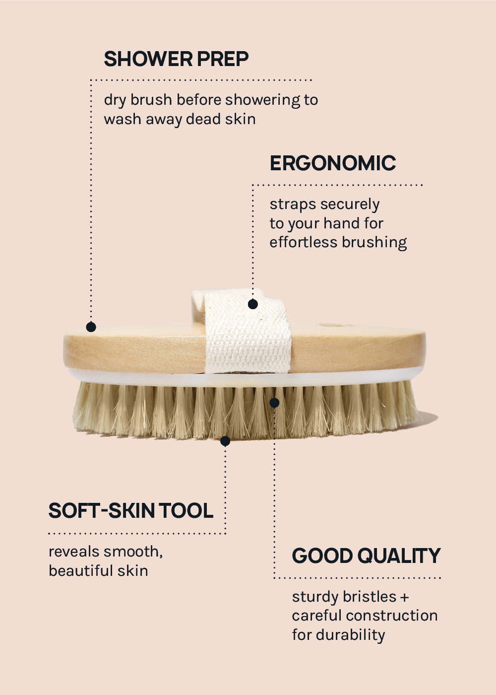 AOA Premium Body Dry Brush
