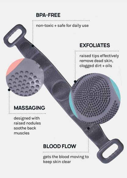 A+ Silicone Body Wash Strap