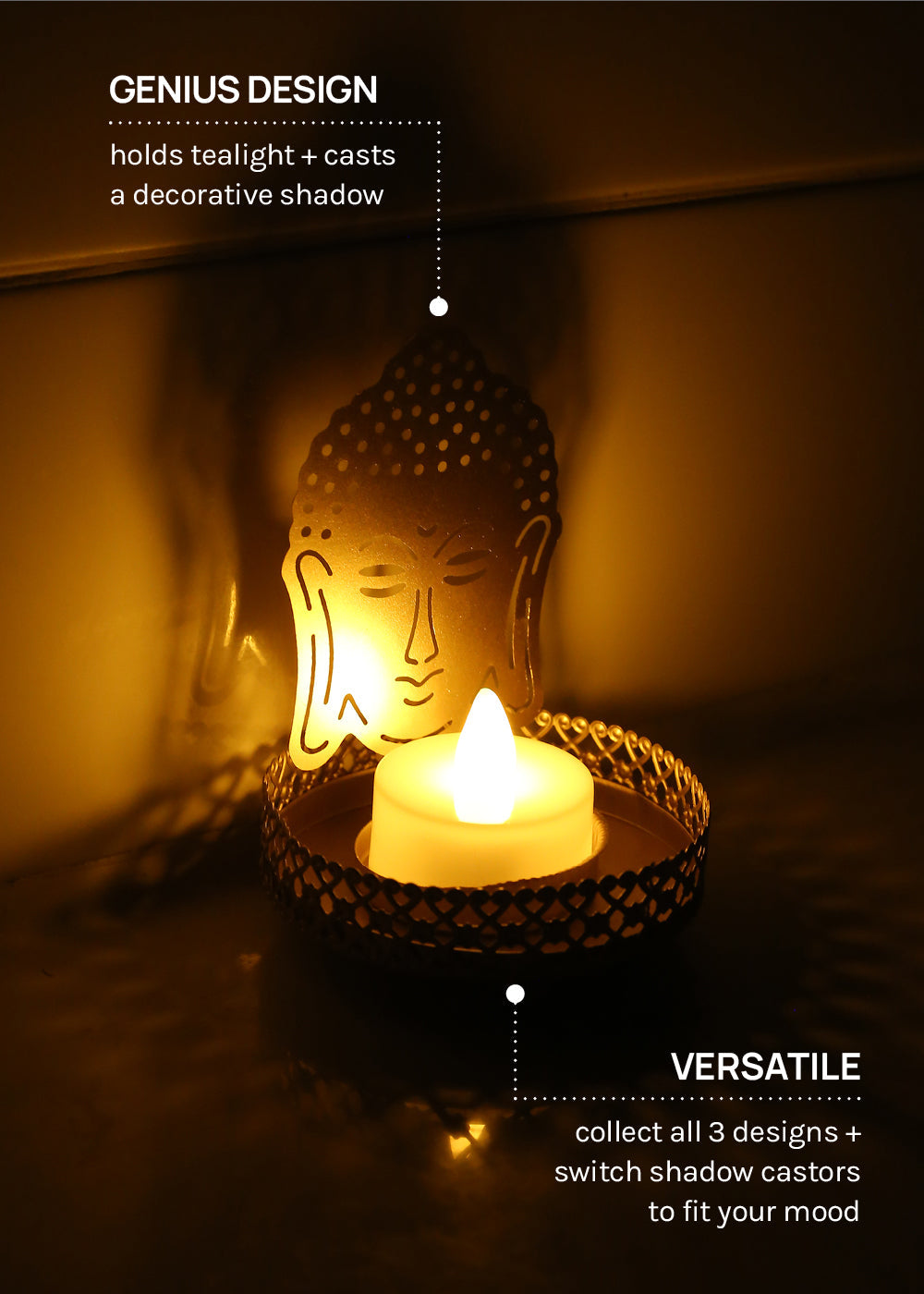 Official Key Items Tealight Holder + Shadow Casters
