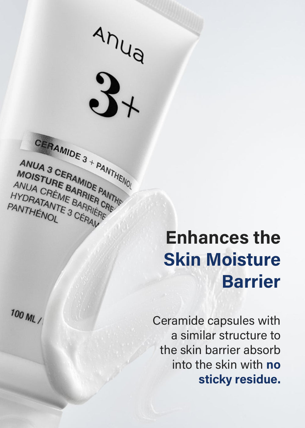 Anua 3 Ceramide Panthenol Moisture Barrier Cream 100ml