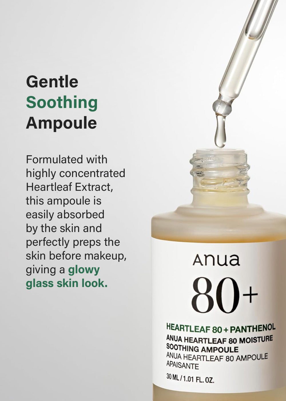 Anua Heartleaf 80 Moisture Soothing Ampoule 30ml