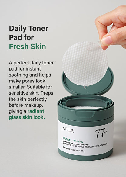 Anua Heartleaf 77 Clear Toner Pad (70 pads)