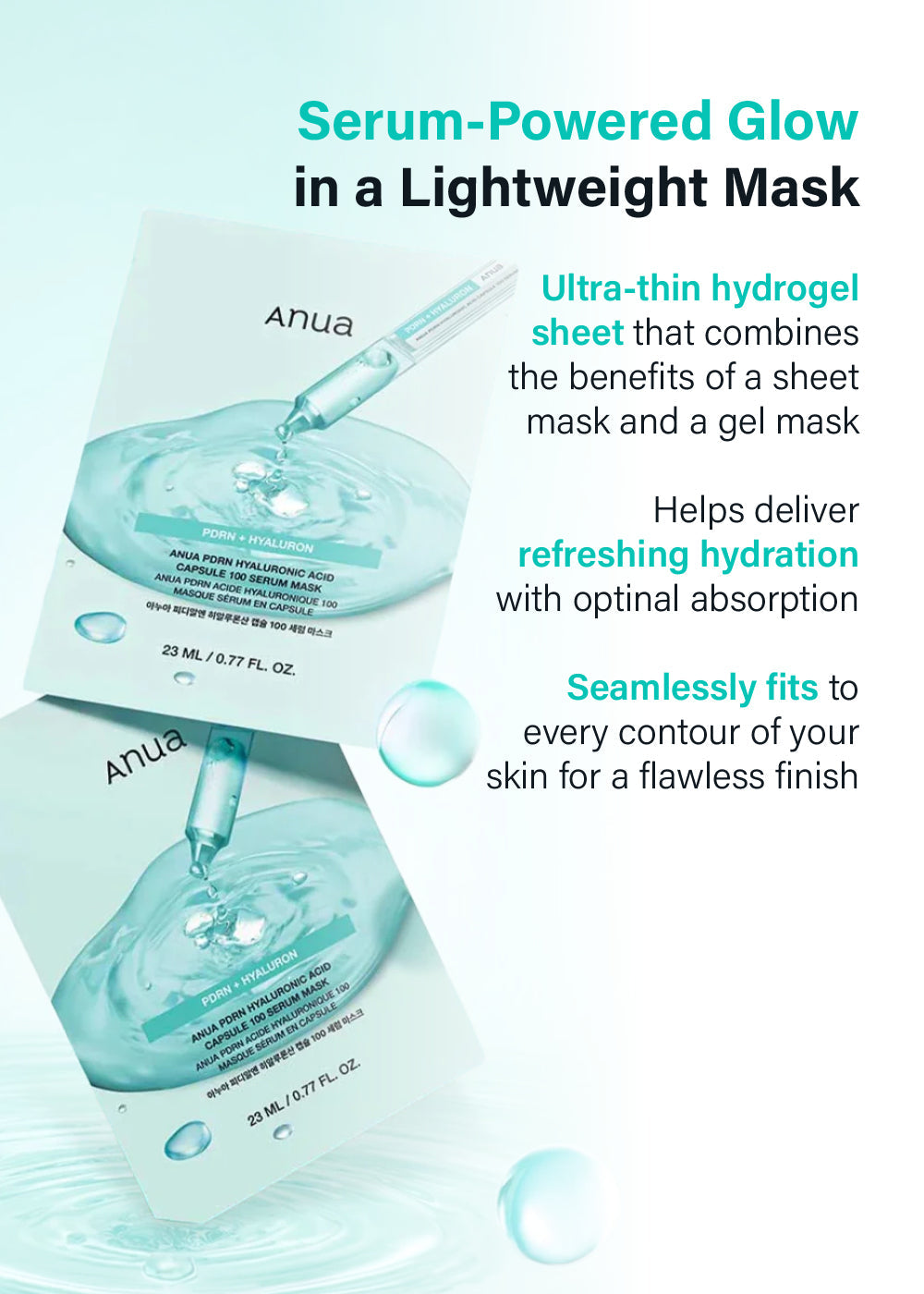 Anua PDRN Hyaluronic Acid Capsule 100 Serum Mask