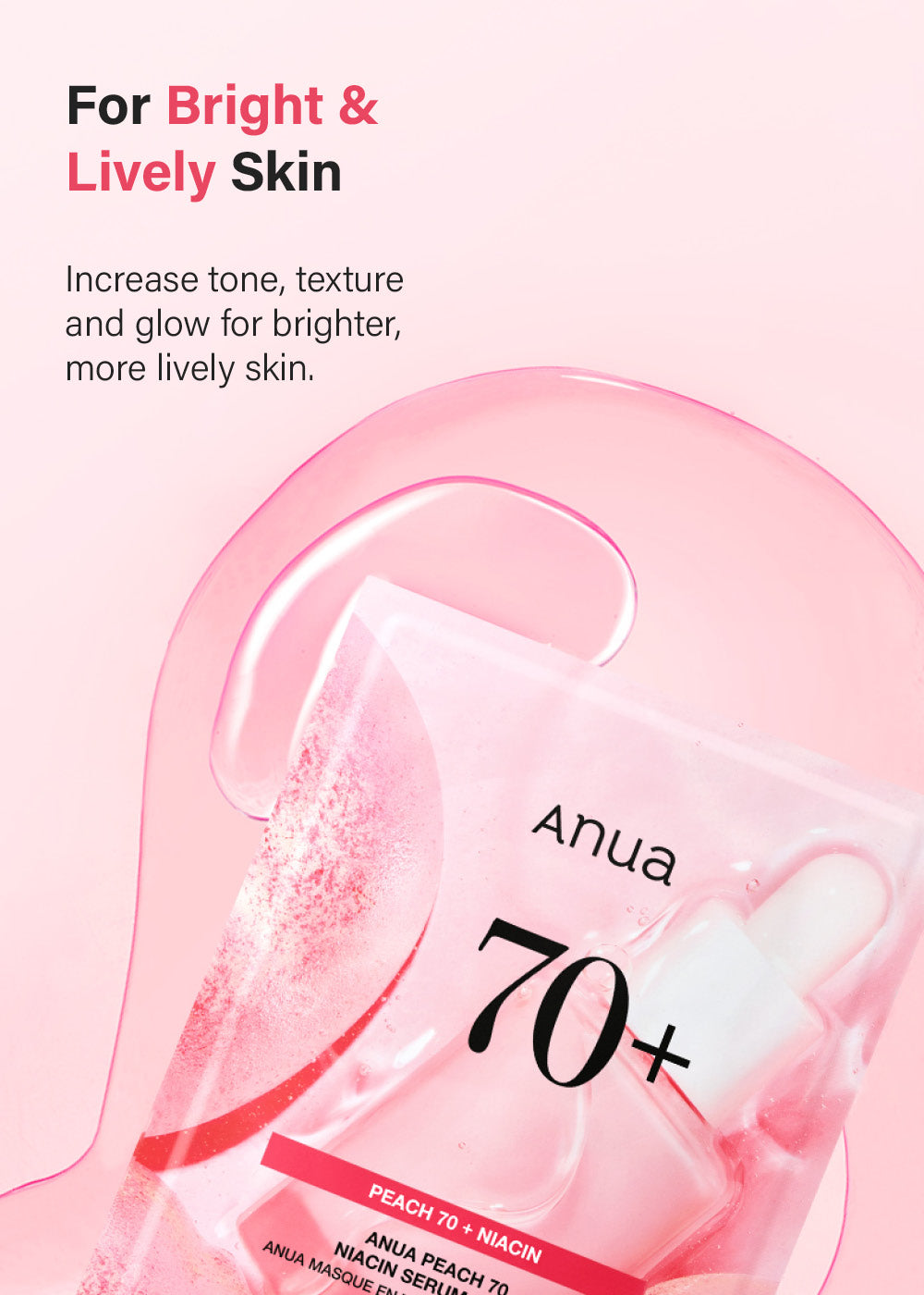 Anua Peach 70 Niacin Serum Sheet Mask