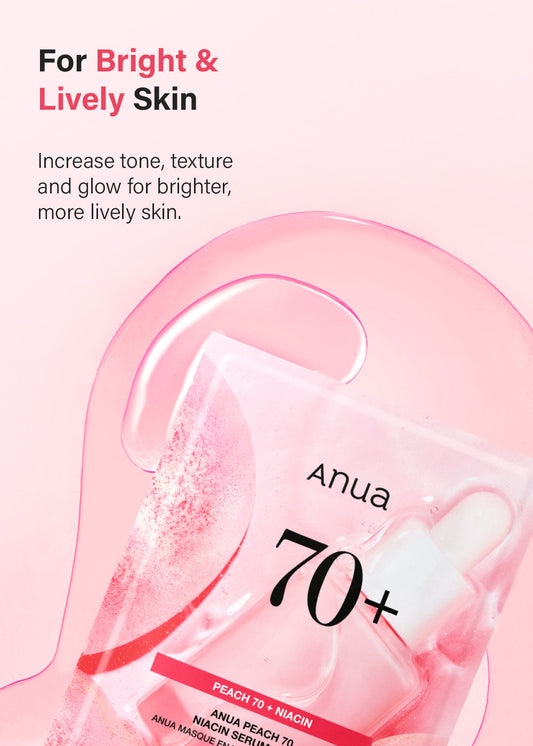 Anua Peach 70 Niacin Serum Sheet Mask