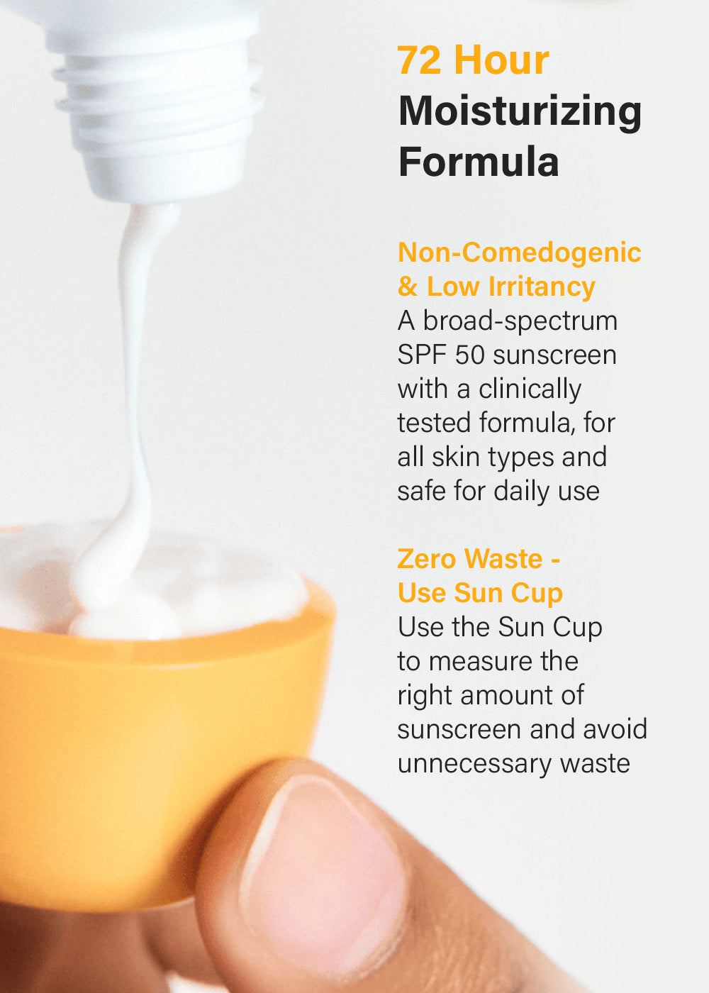 Anua Zero Cast Moisturizing Finish Sunscreen 50ml