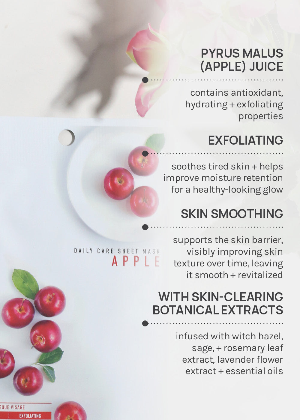 AOA Skin Apple Daily Care Sheet Mask
