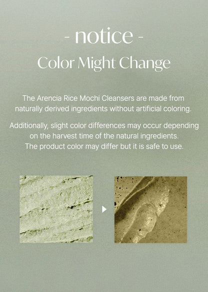 Arencia Fresh Green Rice Mochi Cleanser 120g