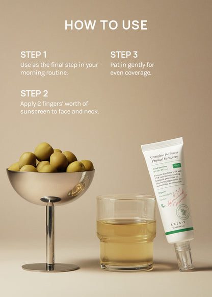 AXIS-Y Complete No-Stress Physical Sunscreen 50ml
