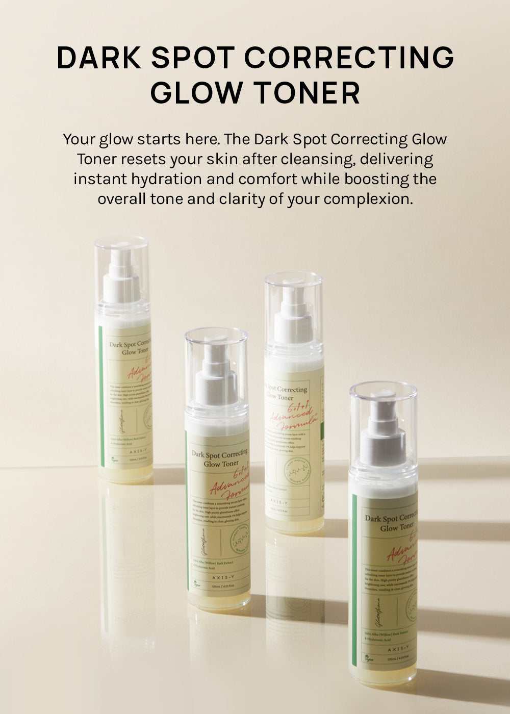 AXIS-Y Dark Spot Correcting Glow Toner 125ml