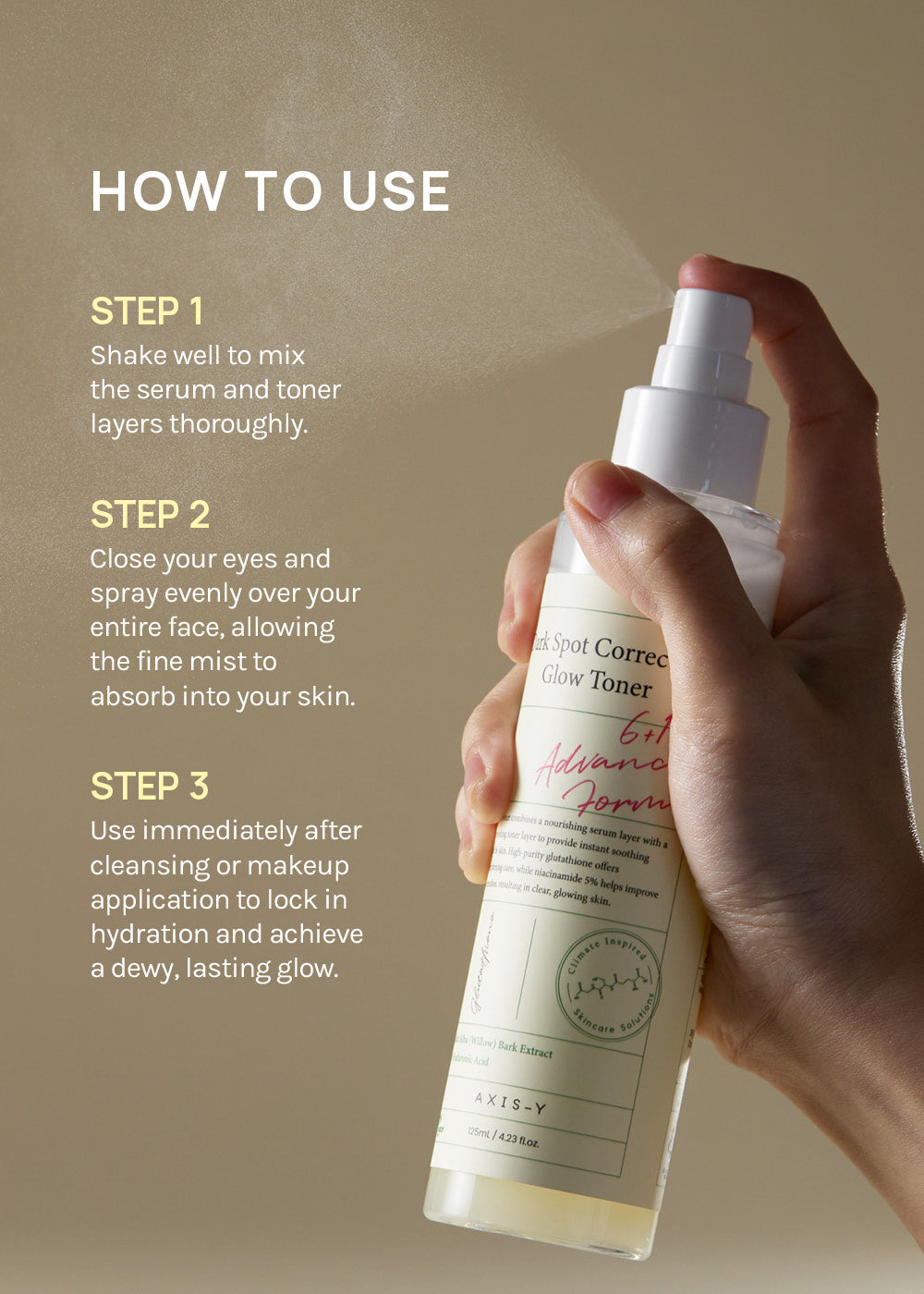 AXIS-Y Dark Spot Correcting Glow Toner 125ml