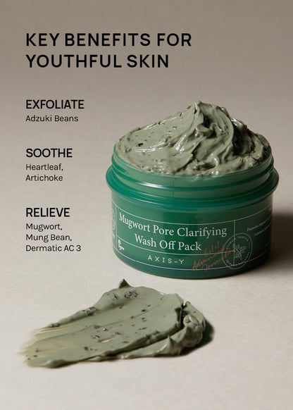 AXIS-Y Mugwort Pore Clarifying Wash Off Pack 100ml
