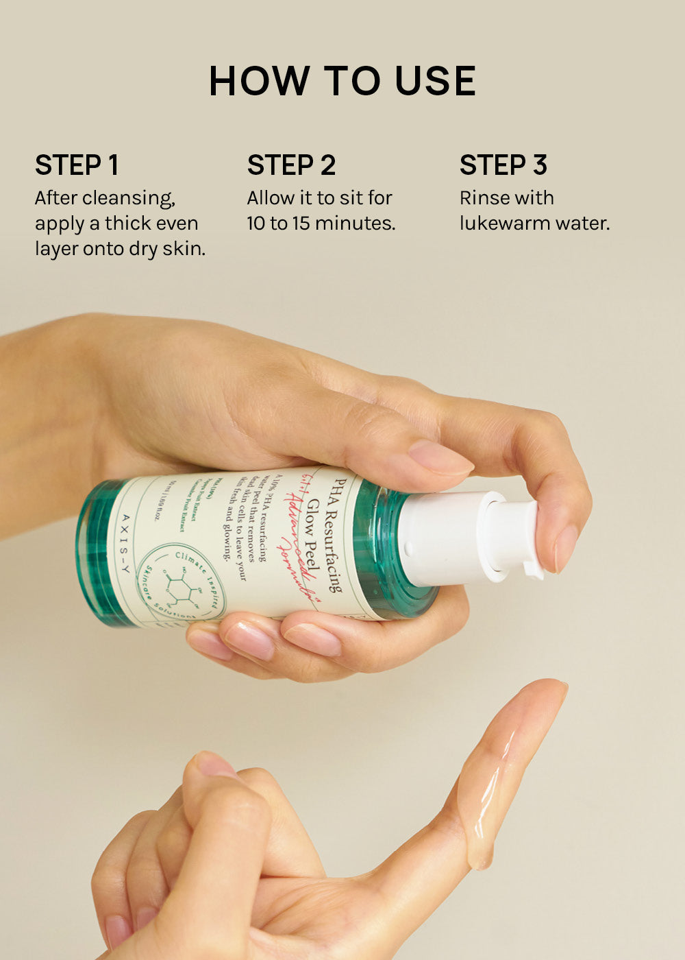 AXIS-Y PHA Resurfacing Glow Peel 50ml