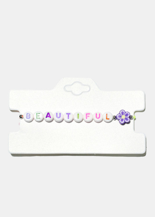 Inspiring Beaded Bracelet