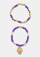Purple/gold