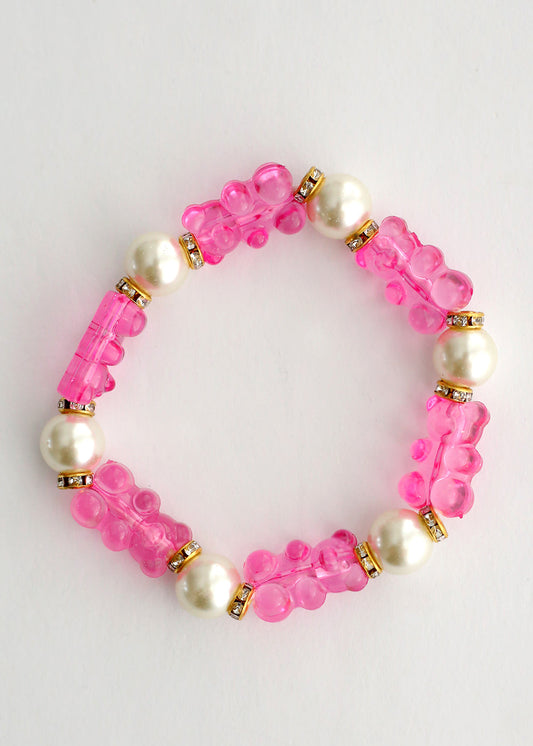 Gummy Bear & Pearl Bracelet