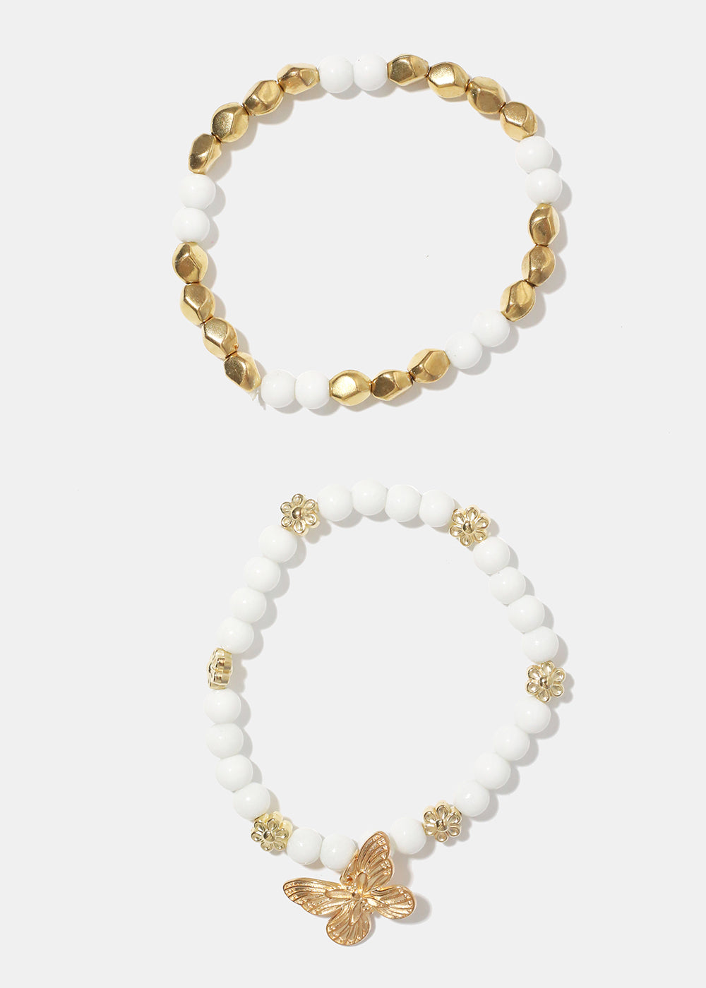 Beaded Bracelet with Butterfly