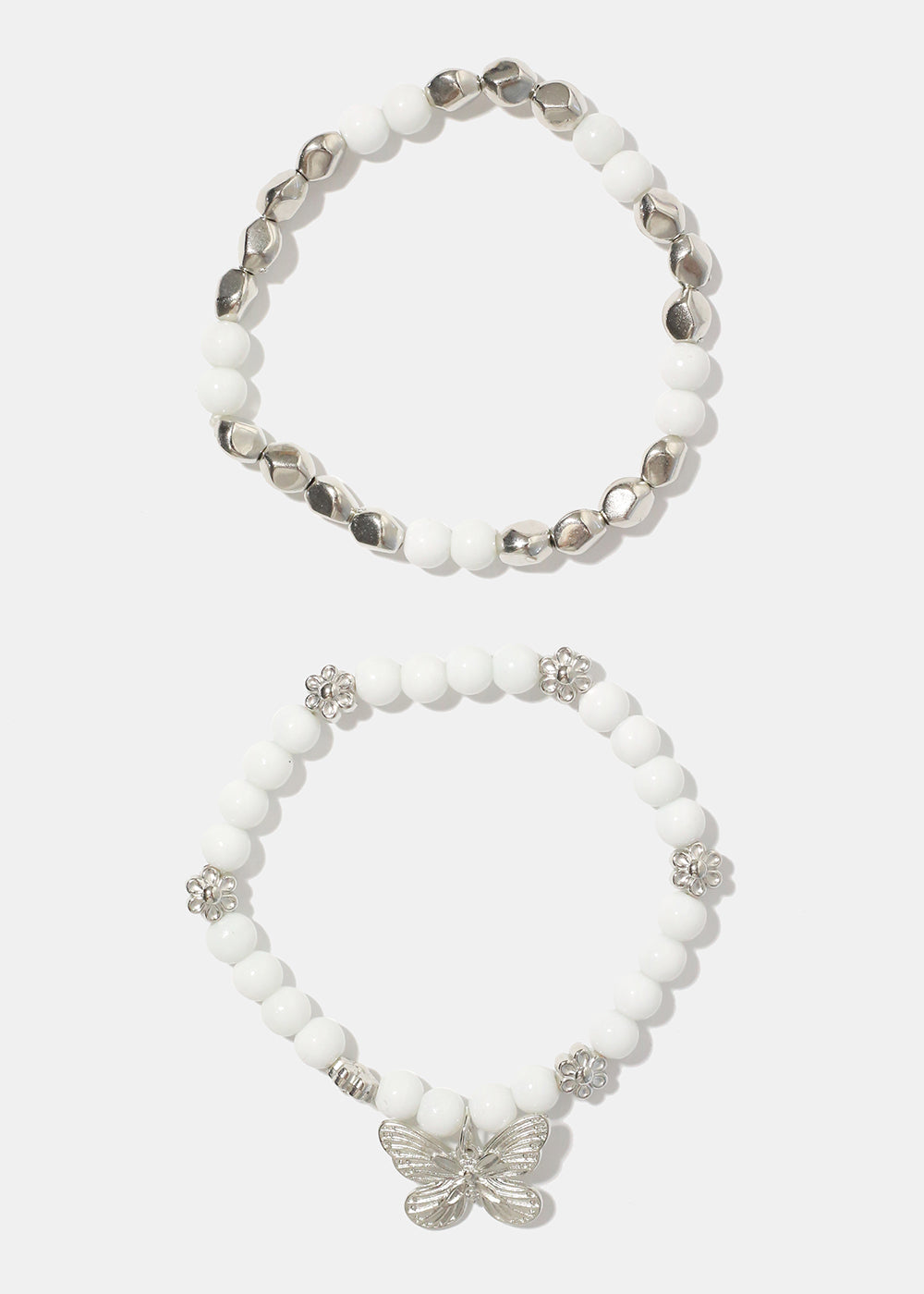 Beaded Bracelet with Butterfly