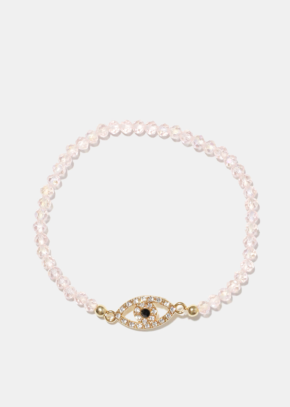 Color Bracelet with Evil Eye