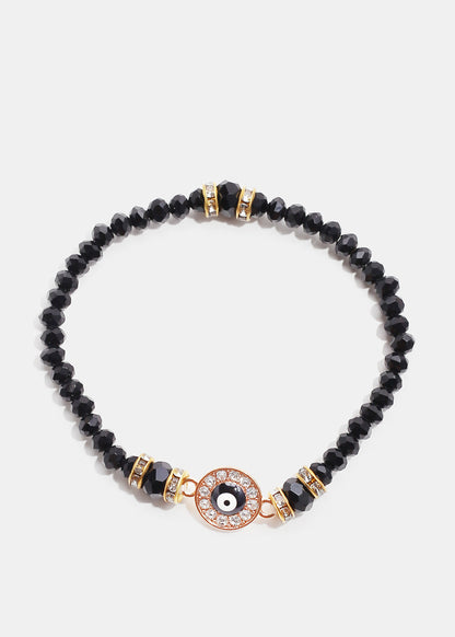 Evil Eye Bead Bracelet