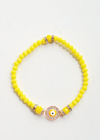 Evil Eye Bead Bracelet