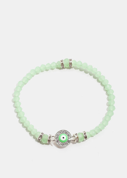Evil Eye Bead Bracelet