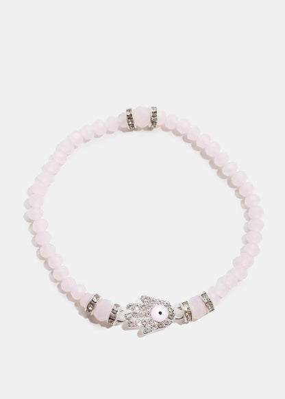 Hamsa Hand Bead Bracelet