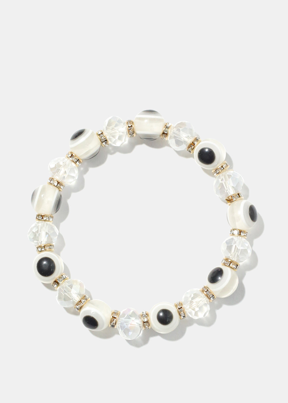 Evil Eye Vibrant Bead Bracelet