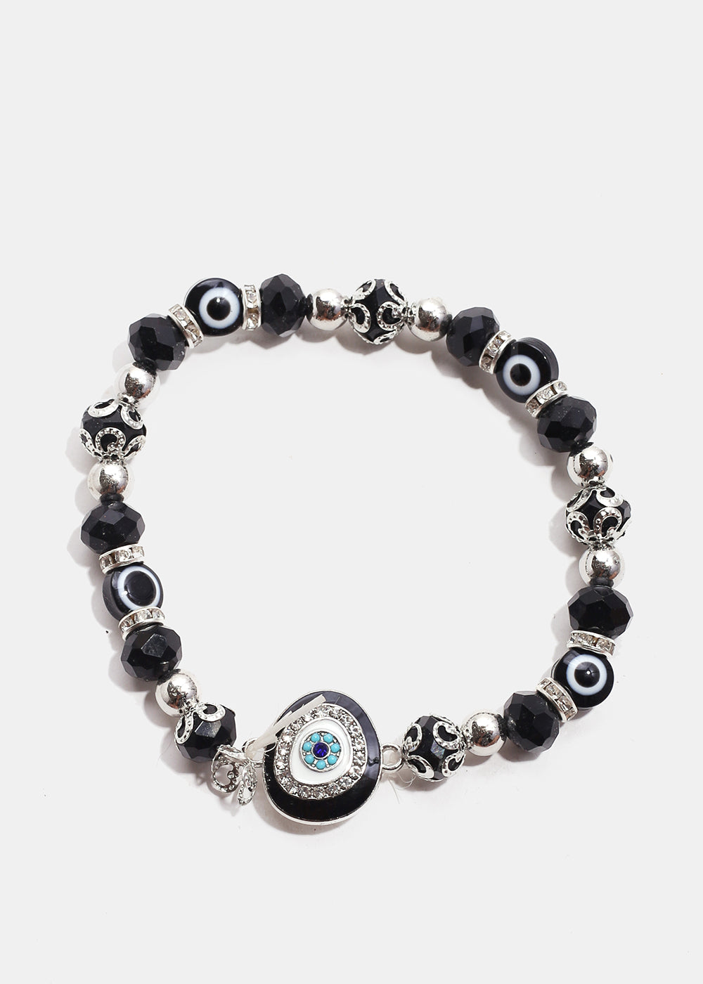 Big Evil Eye Bead Bracelet