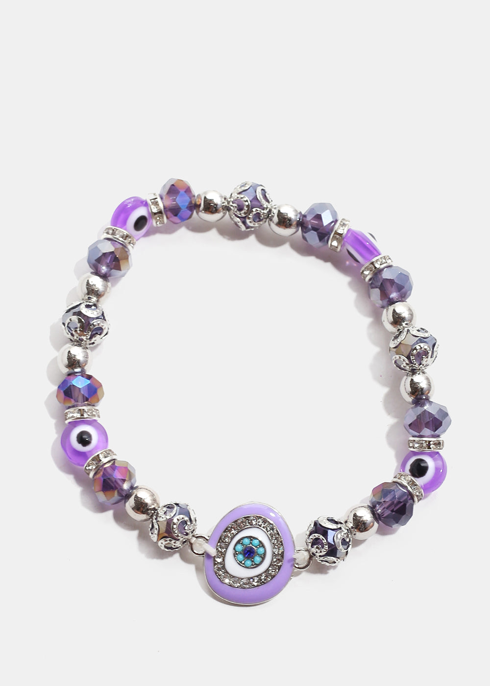 Big Evil Eye Bead Bracelet