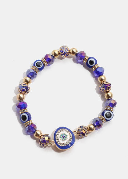 Blue Evil Eye Bracelet