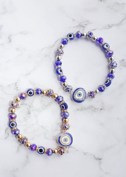 Blue Evil Eye Bracelet