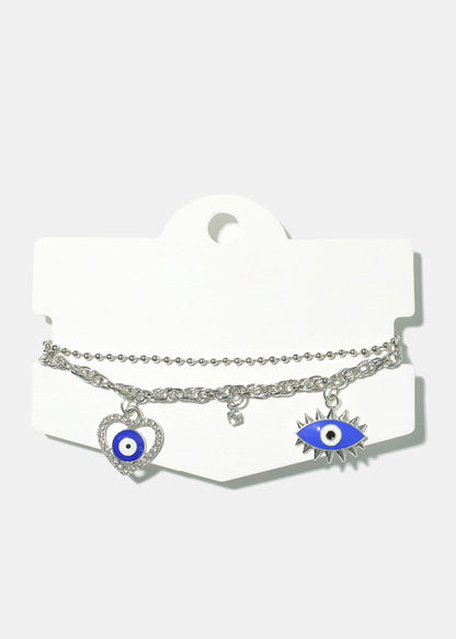 Evil Eye Charm Bracelet