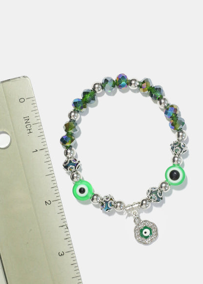 Evil Eye Bracelet & Earring Set