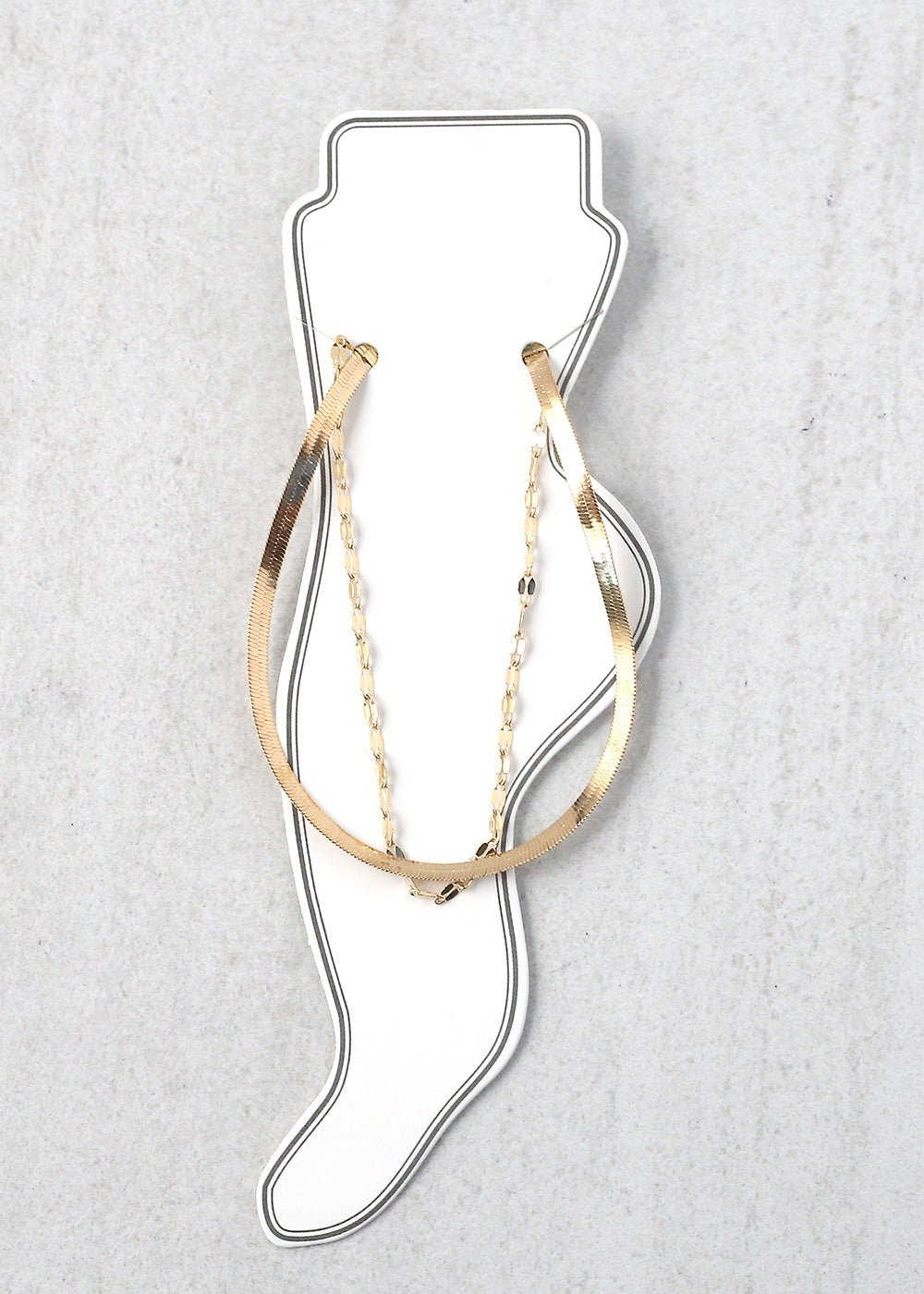 Double Layered Anklet