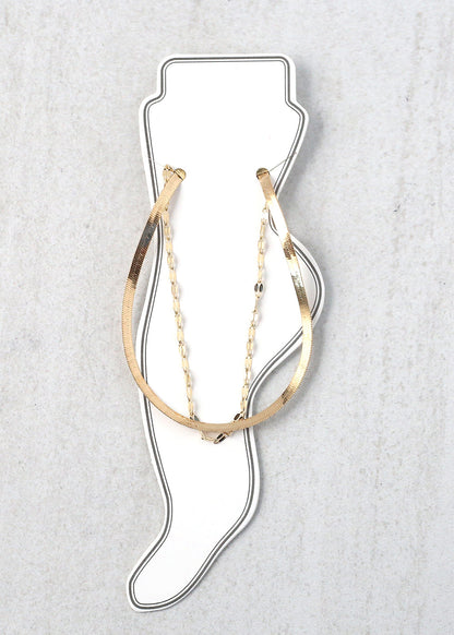 Double Layered Anklet
