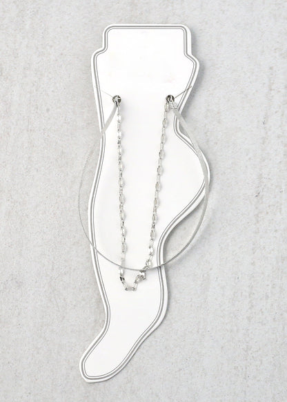Double Layered Anklet